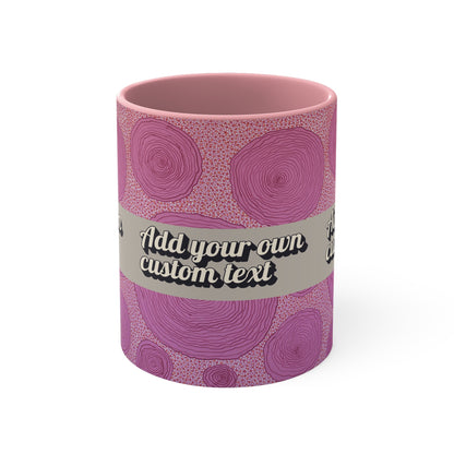 Personalised Pink Mug (Add Your Own Text!)