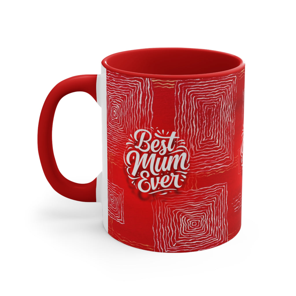 Best Mum Ever Mug in Red