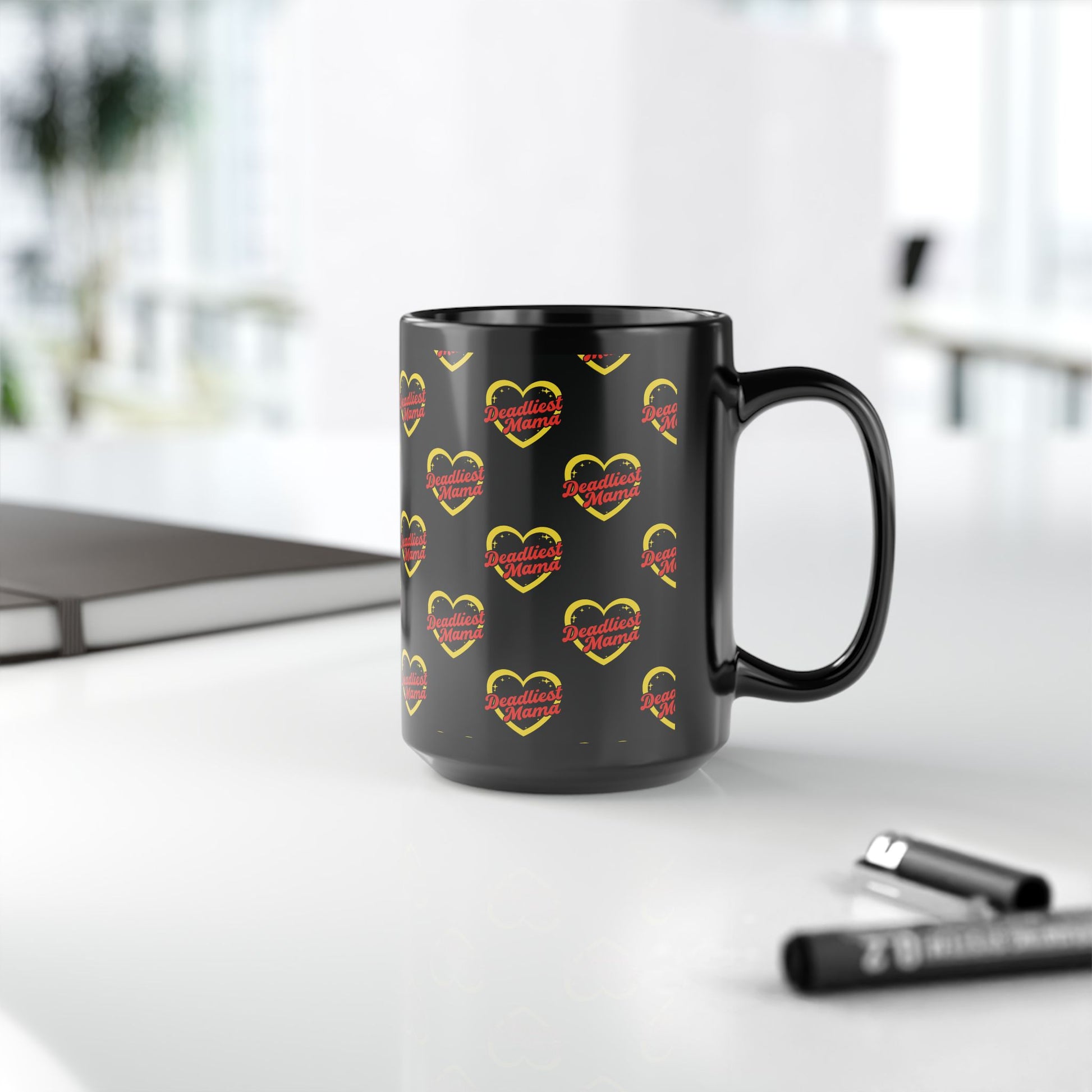 Deadliest Mama Black Mug