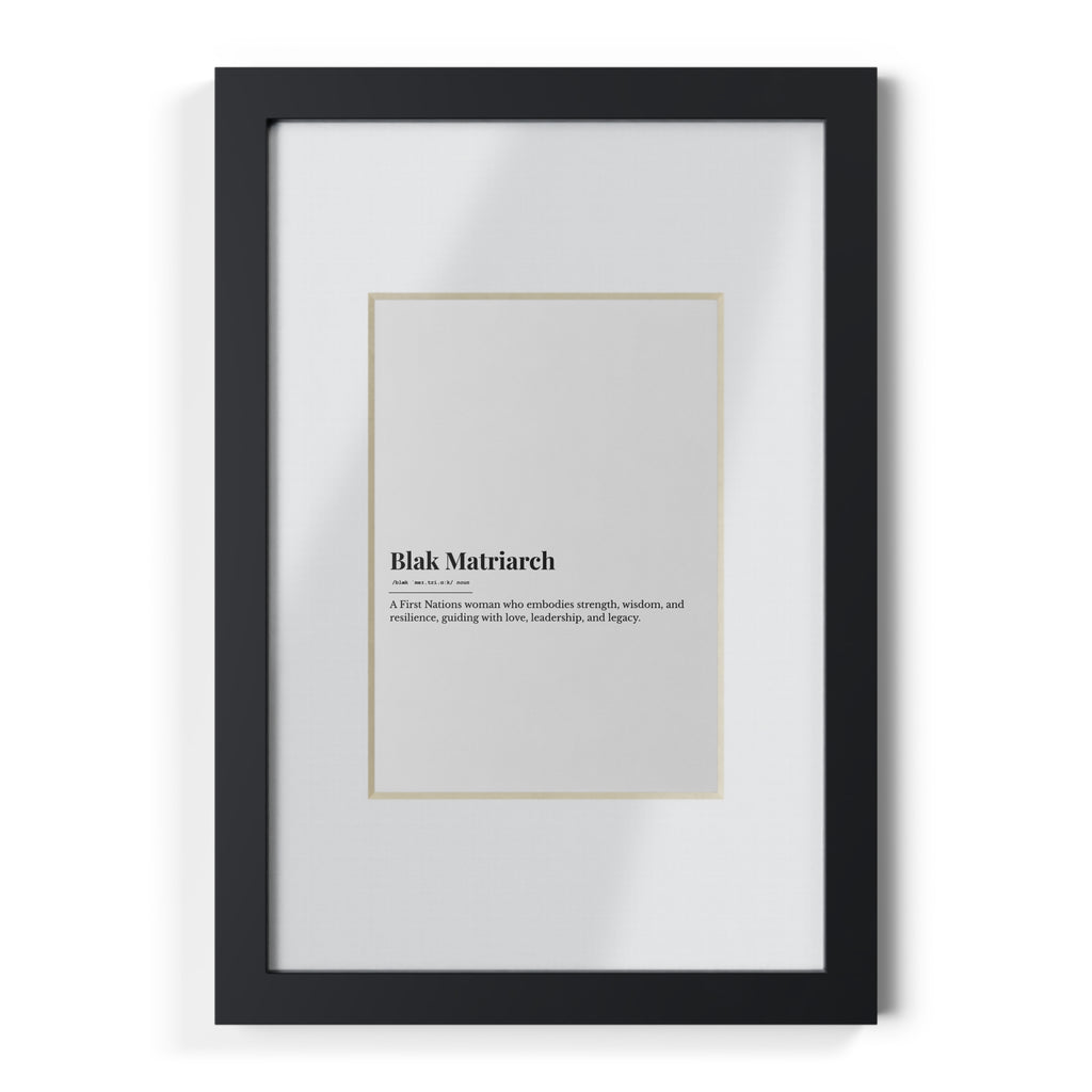 Framed Print - Blak Matriarch
