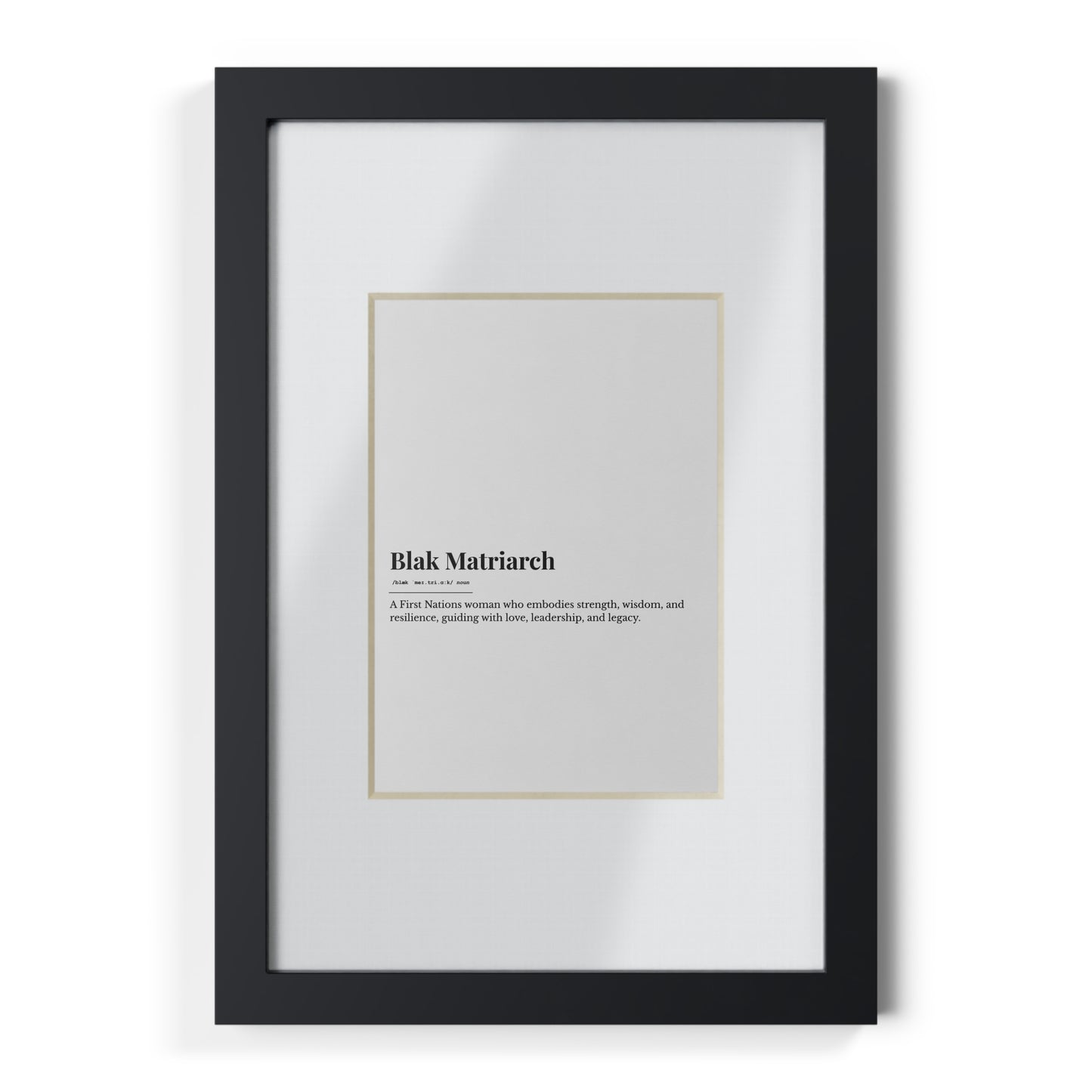 Framed Print - Blak Matriarch