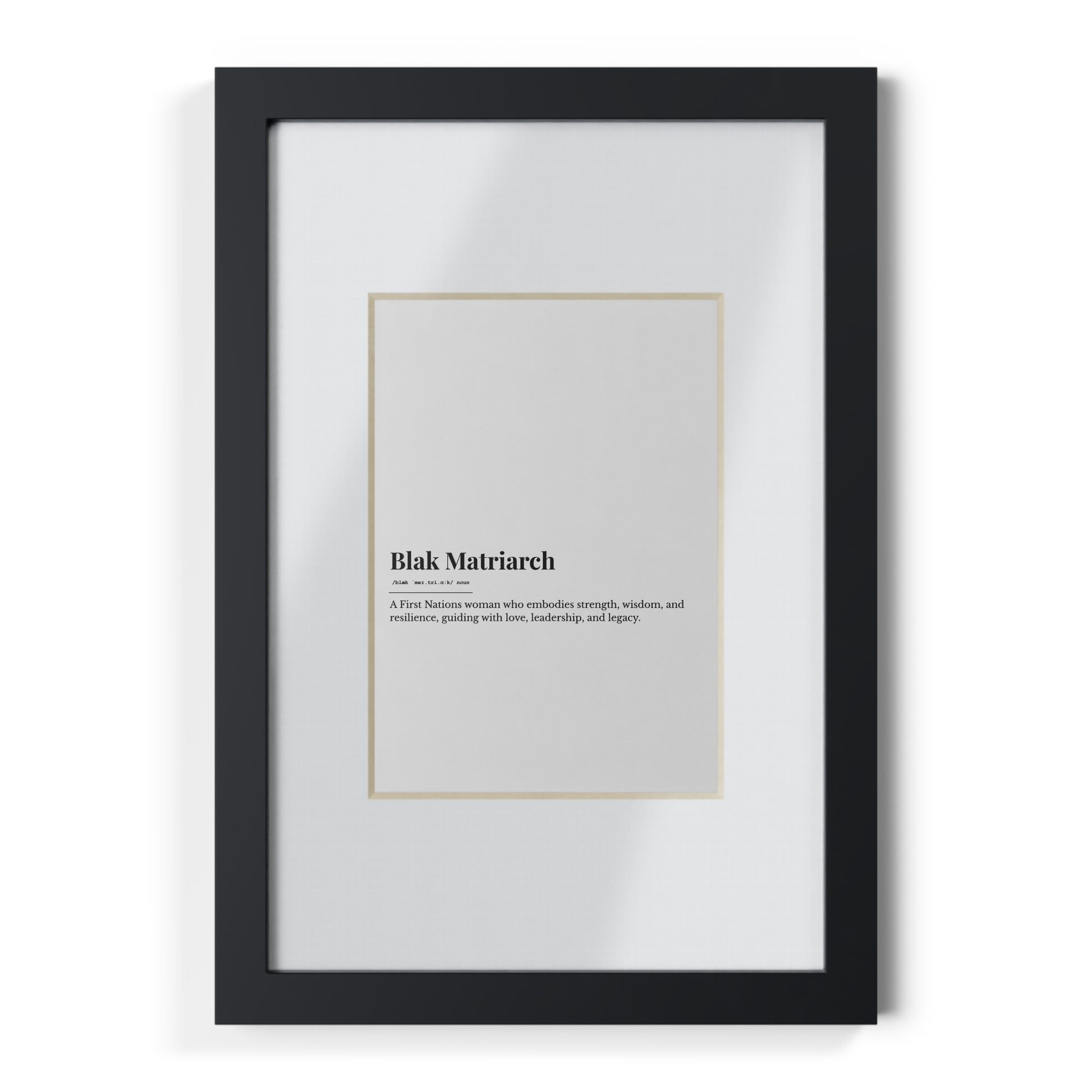 Framed Print - Blak Matriarch