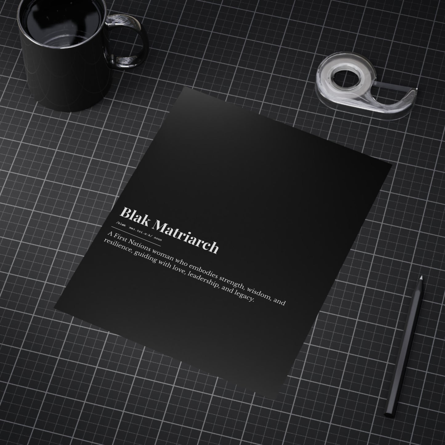 Small Unframed Prints - Blak Matriarch