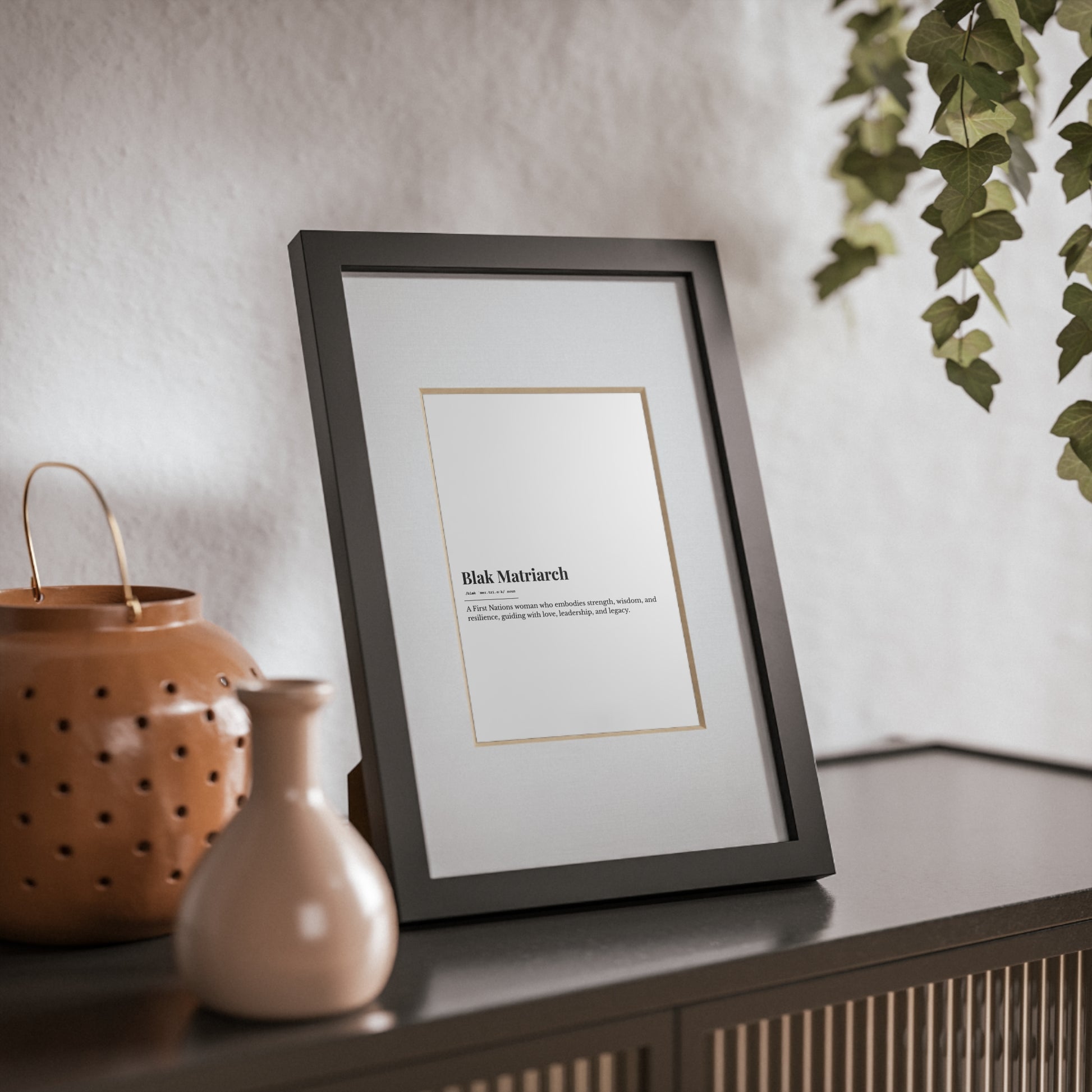 Framed Print - Blak Matriarch