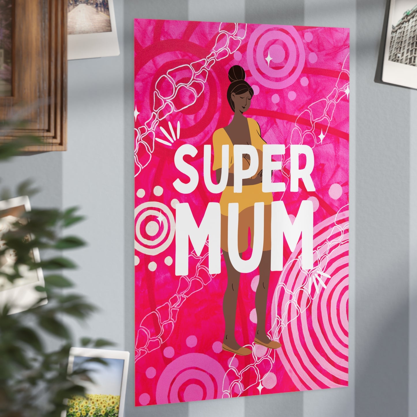 Small Unframed Prints - Super Mum