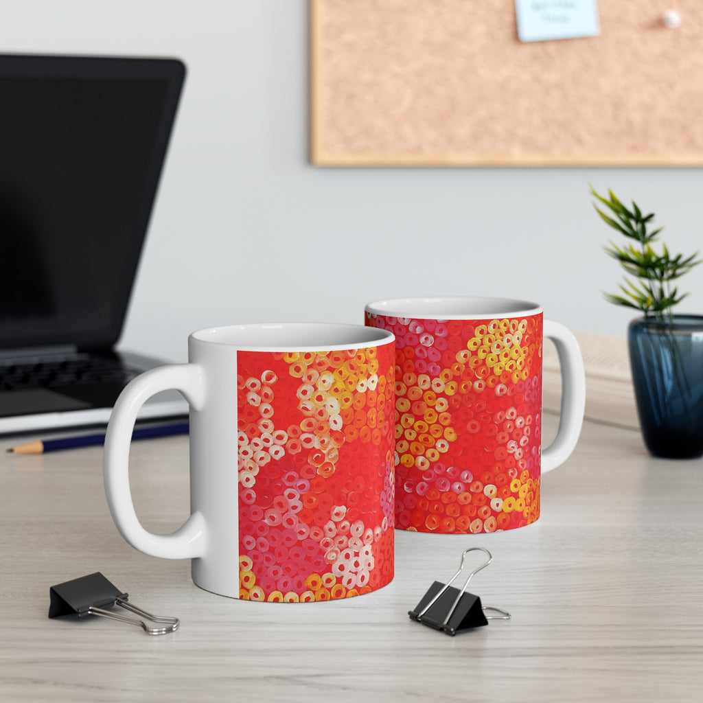 Ceramic Coffee Cups - Artwork by Linda Davidson