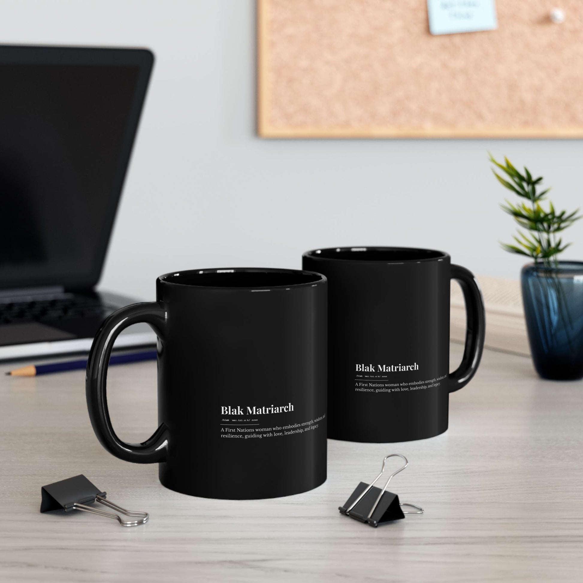 Blak Matriarch Mug in Black