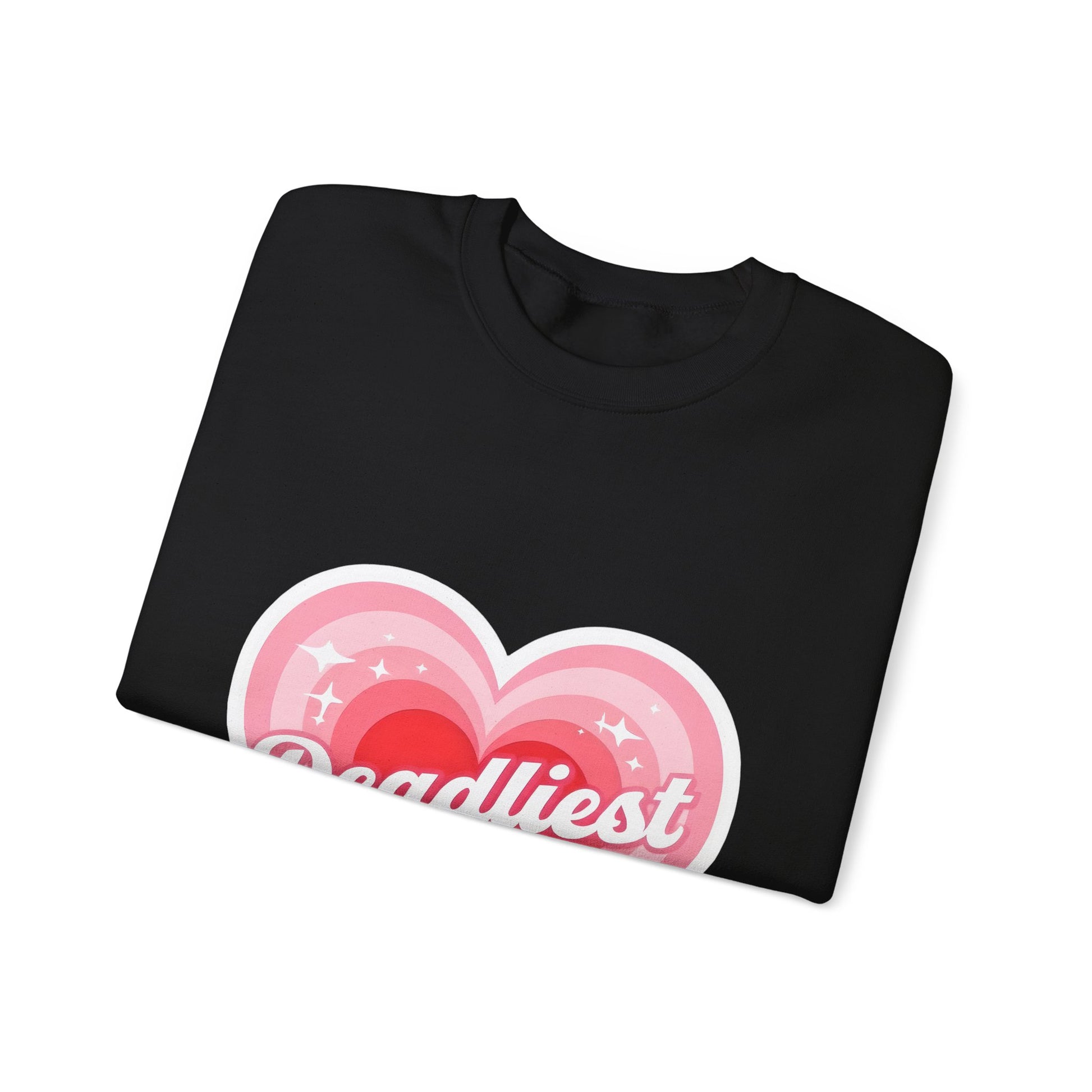 Deadliest Mama (Pink Heart) Crewneck Sweatshirt - Various Colours