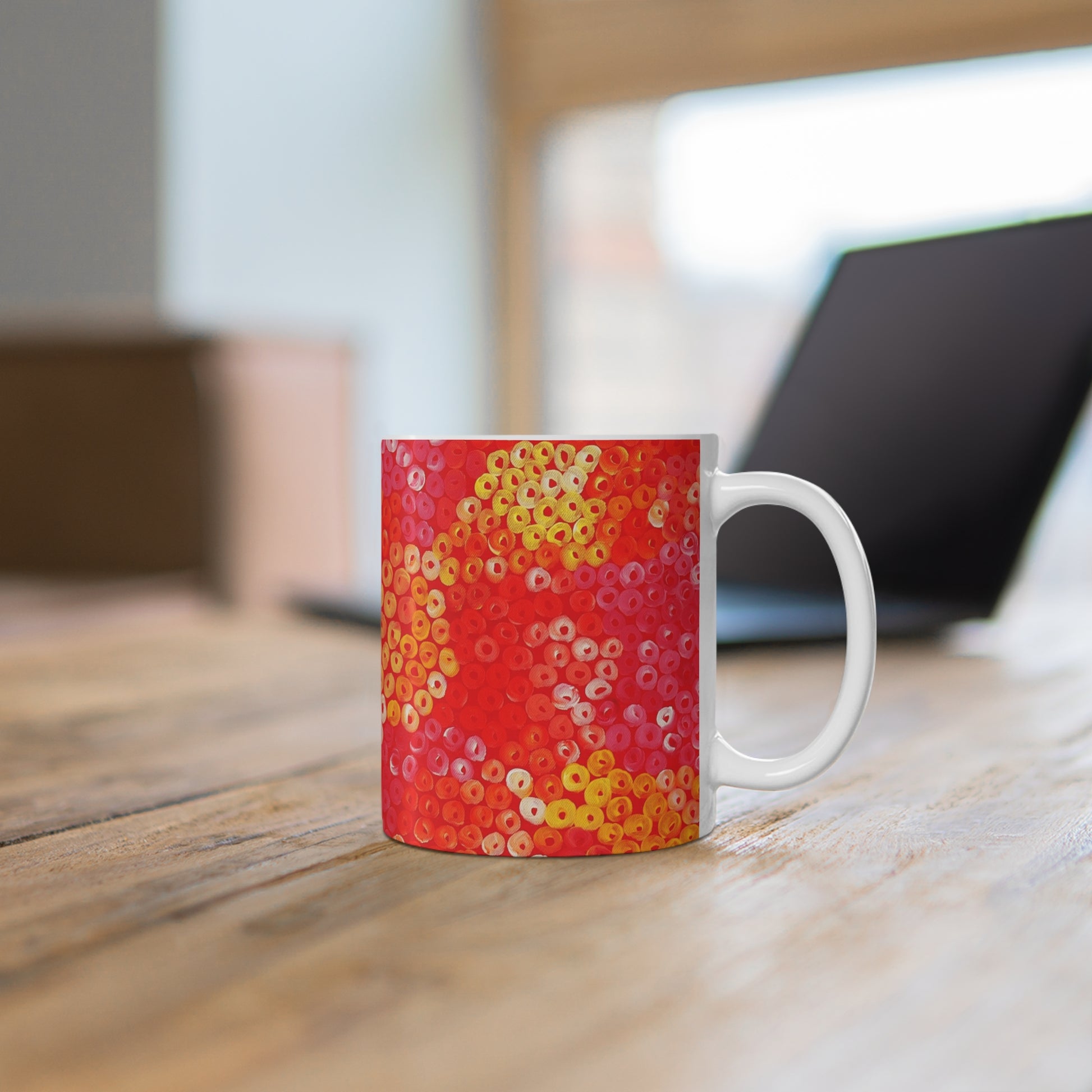 Ceramic Coffee Cups - Artwork by Linda Davidson