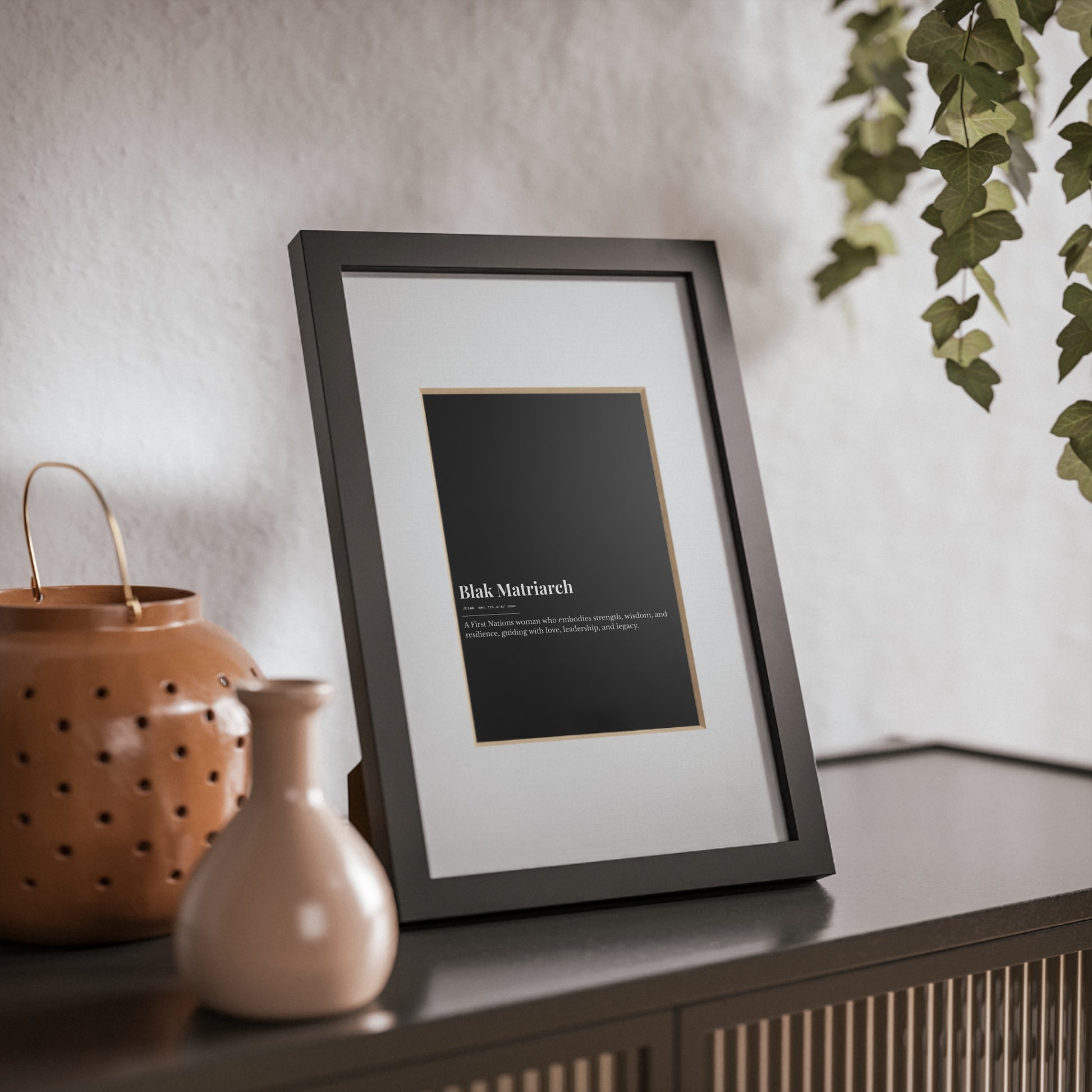 Framed Print - Blak Matriarch