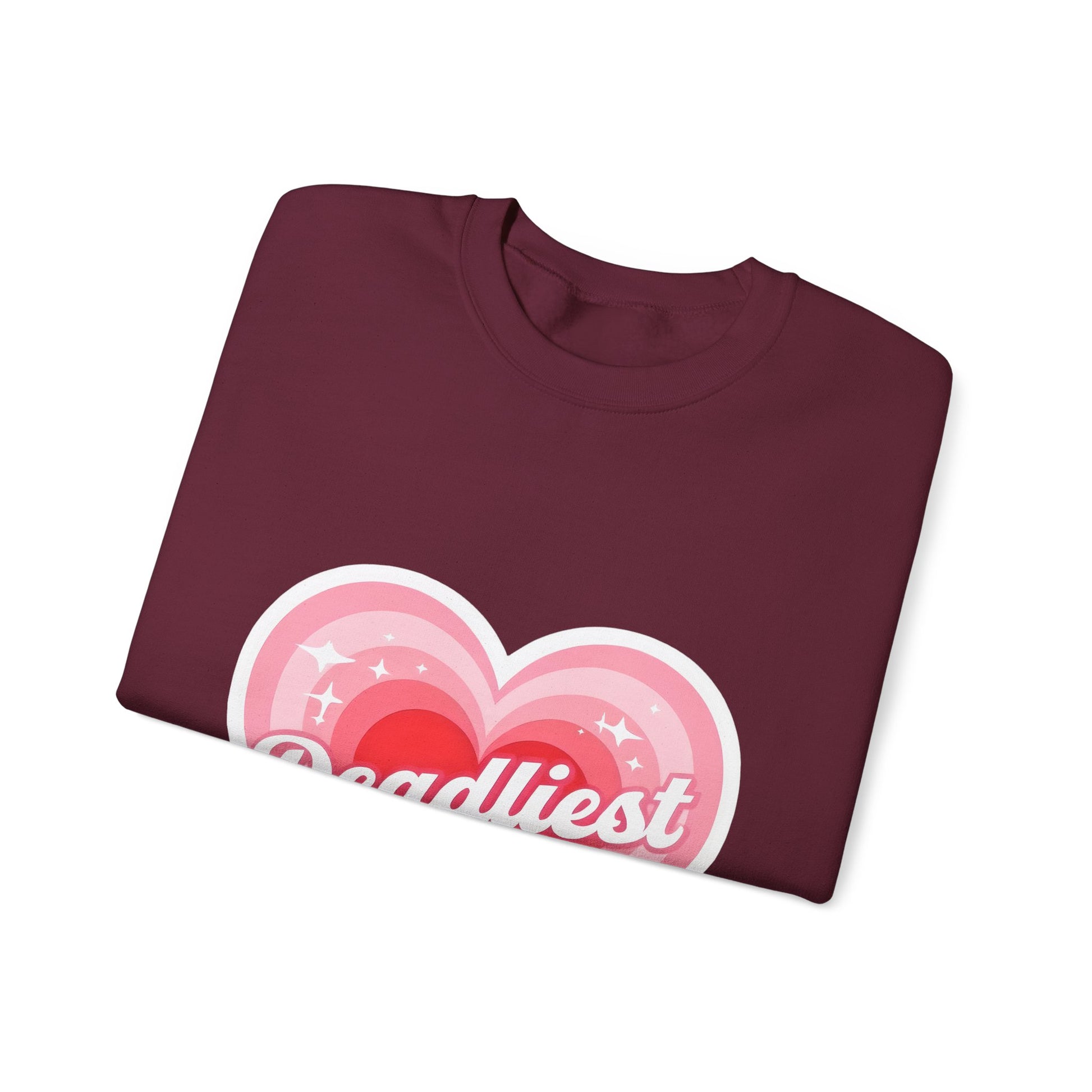 Deadliest Mama (Pink Heart) Crewneck Sweatshirt - Various Colours