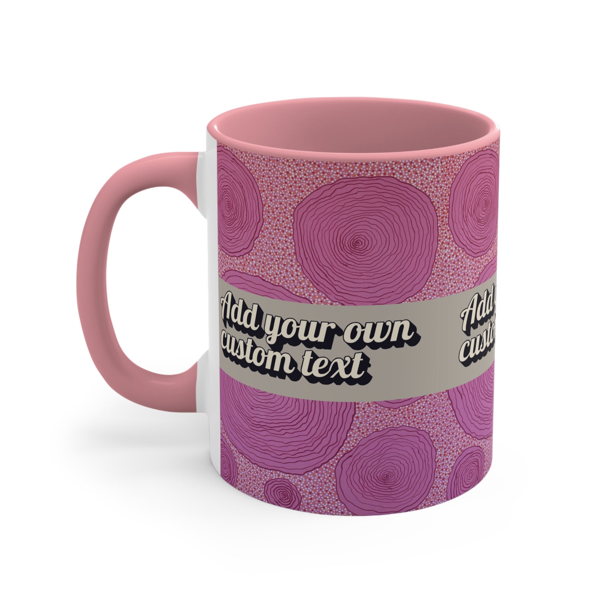 Personalised Pink Mug (Add Your Own Text!)