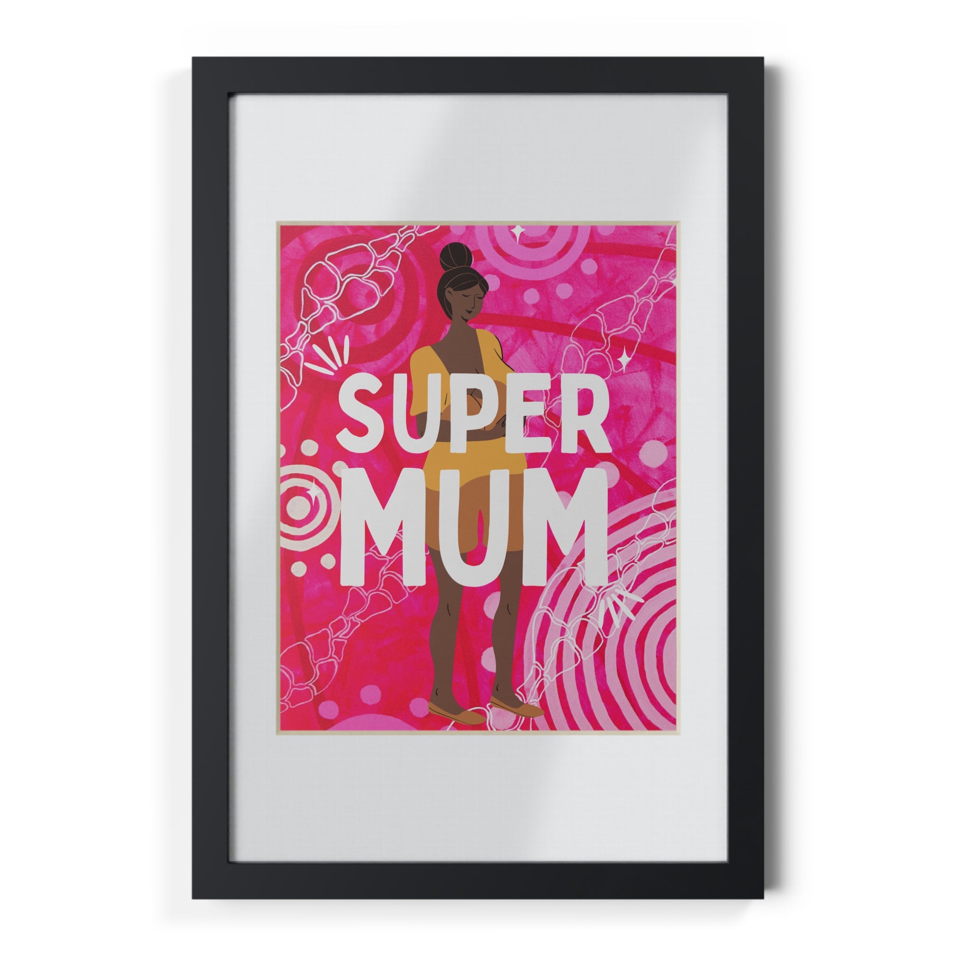 Framed Print - Super Mum