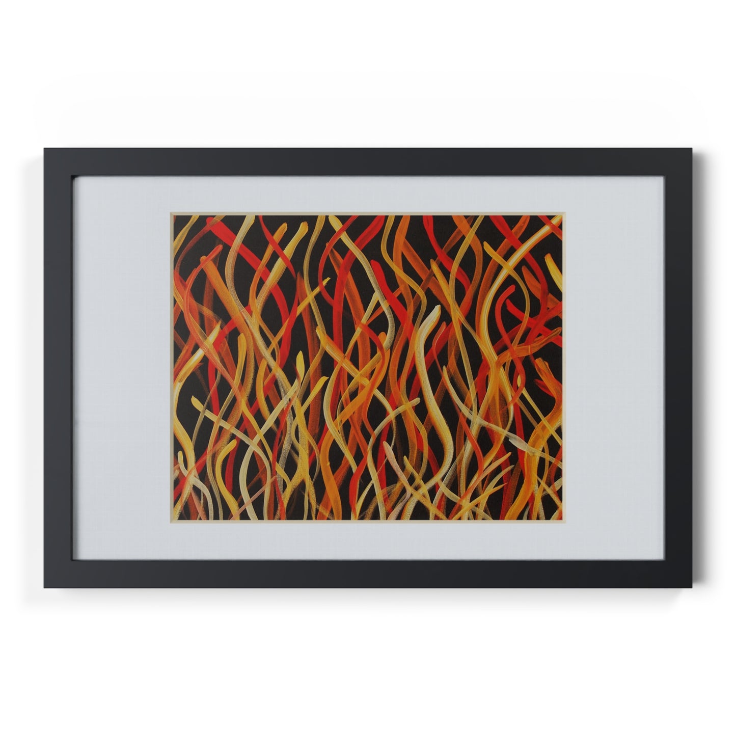 Framed Print - The Burn Off