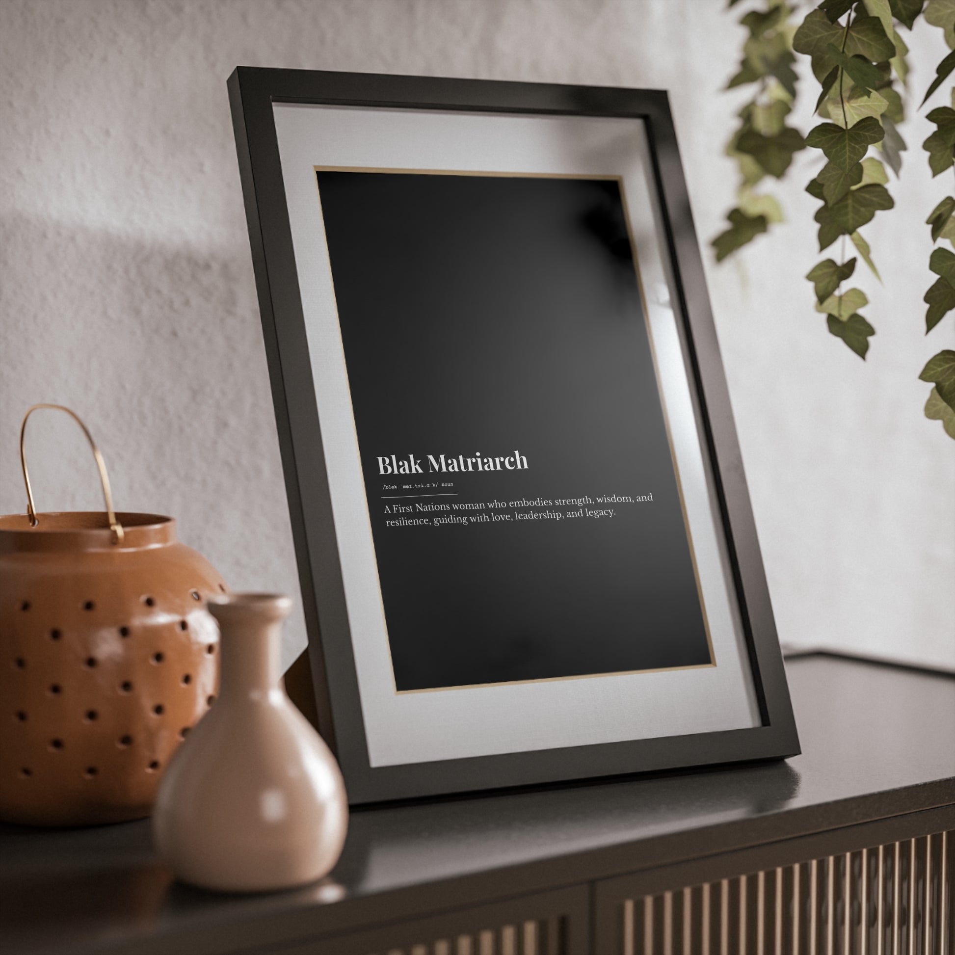 Framed Print - Blak Matriarch
