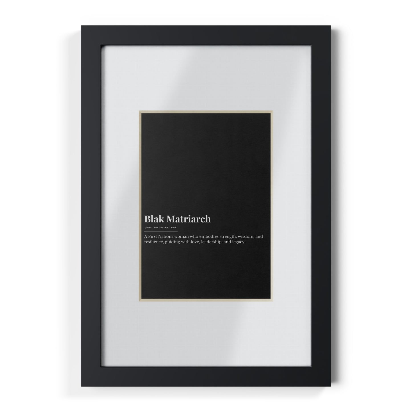 Framed Print - Blak Matriarch