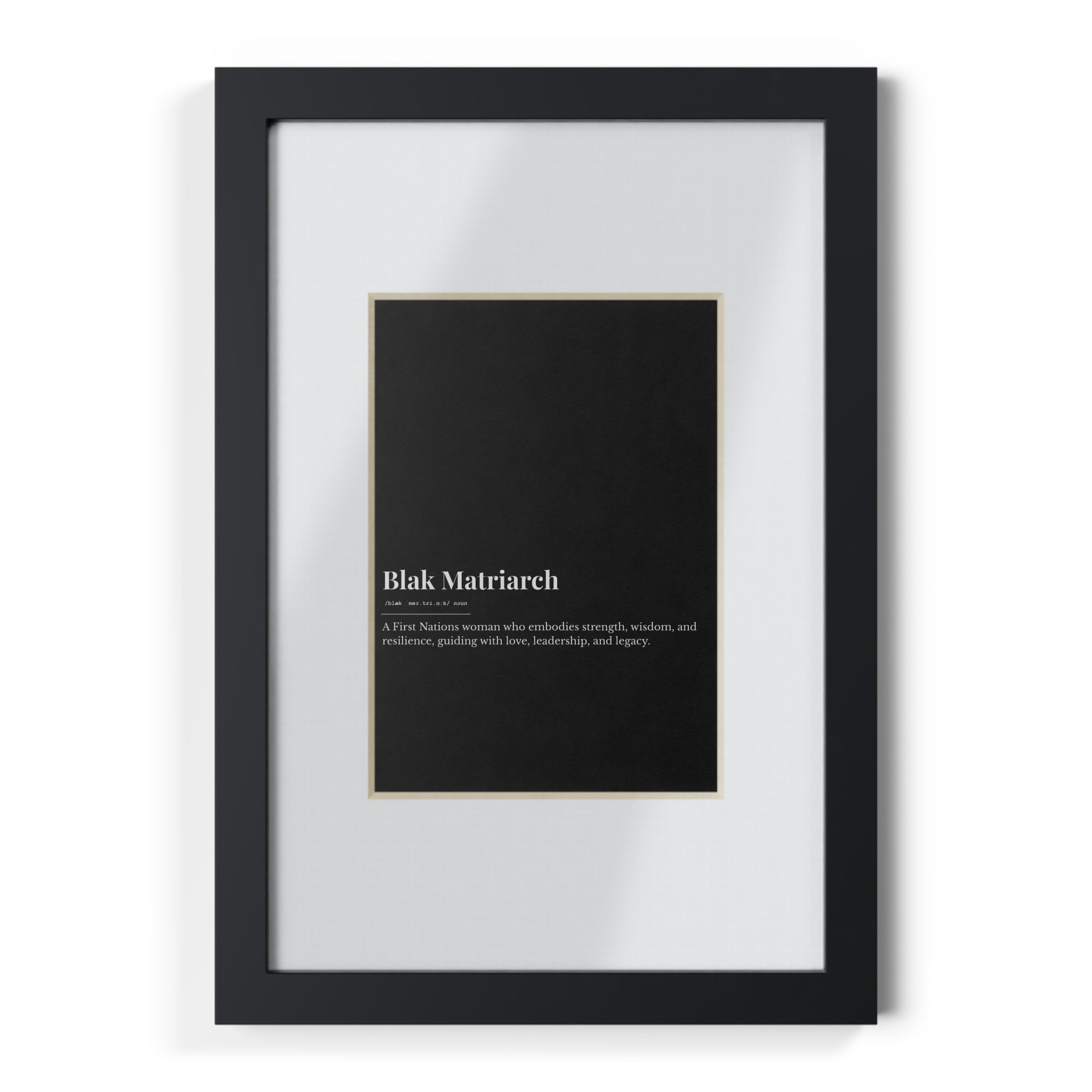 Framed Print - Blak Matriarch