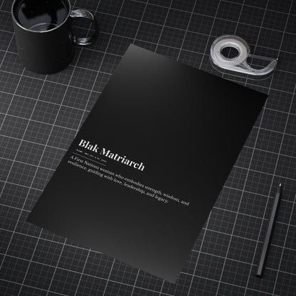 Small Unframed Prints - Blak Matriarch