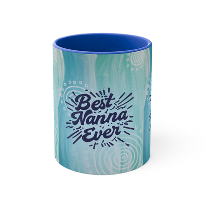 Best Nanna Ever Mug in Blue
