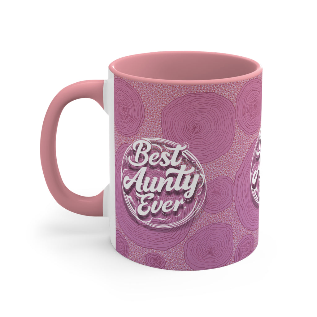 Best Aunty Ever Mug in Pink