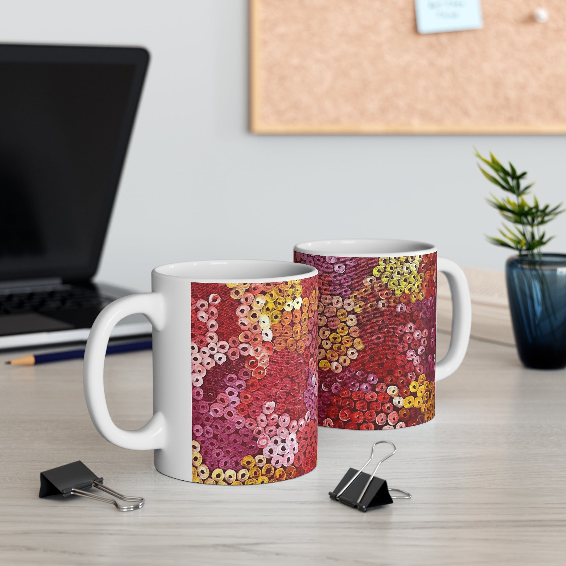 Ceramic Coffee Cup - Artwork by Linda Davidson