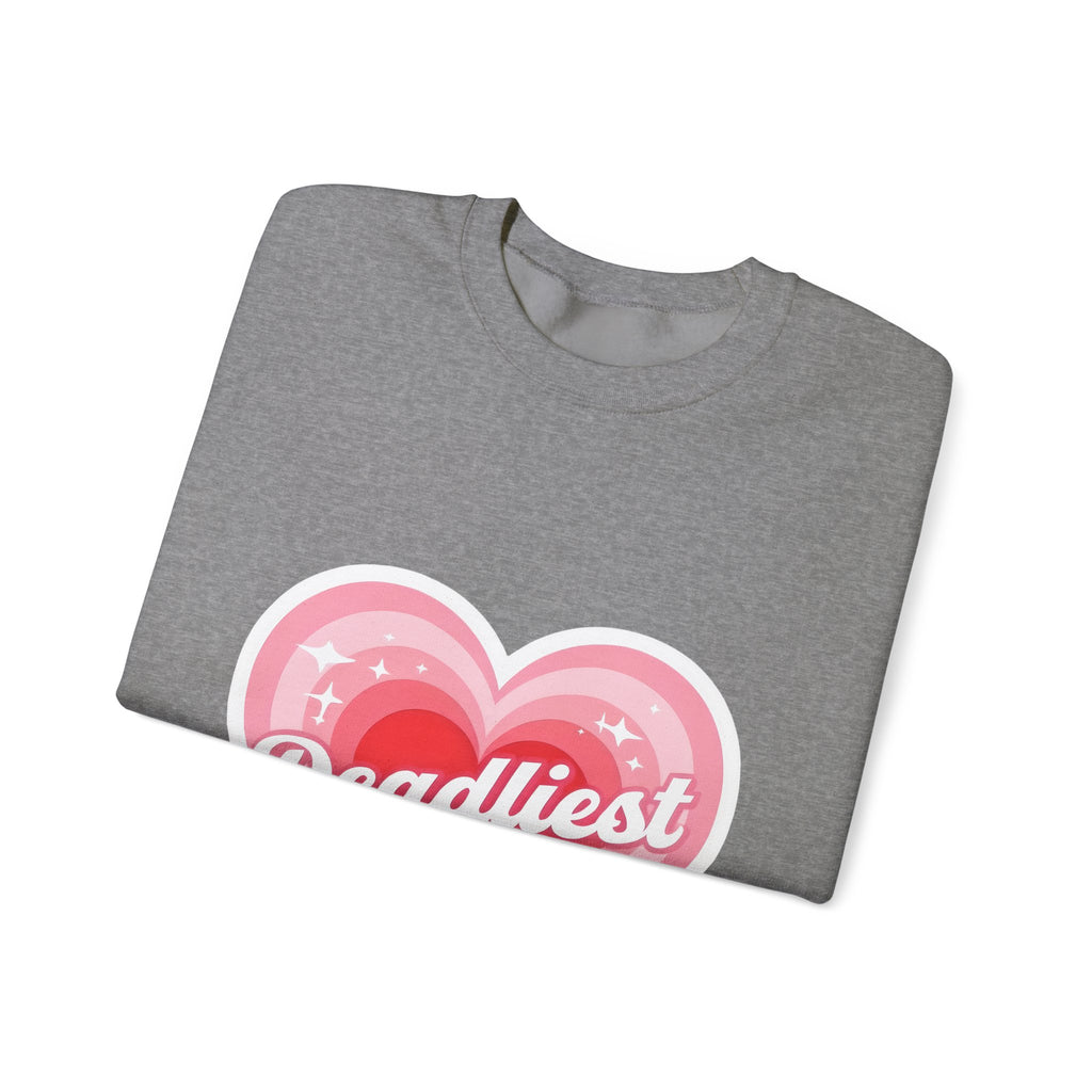 Deadliest Mama (Pink Heart) Crewneck Sweatshirt - Various Colours