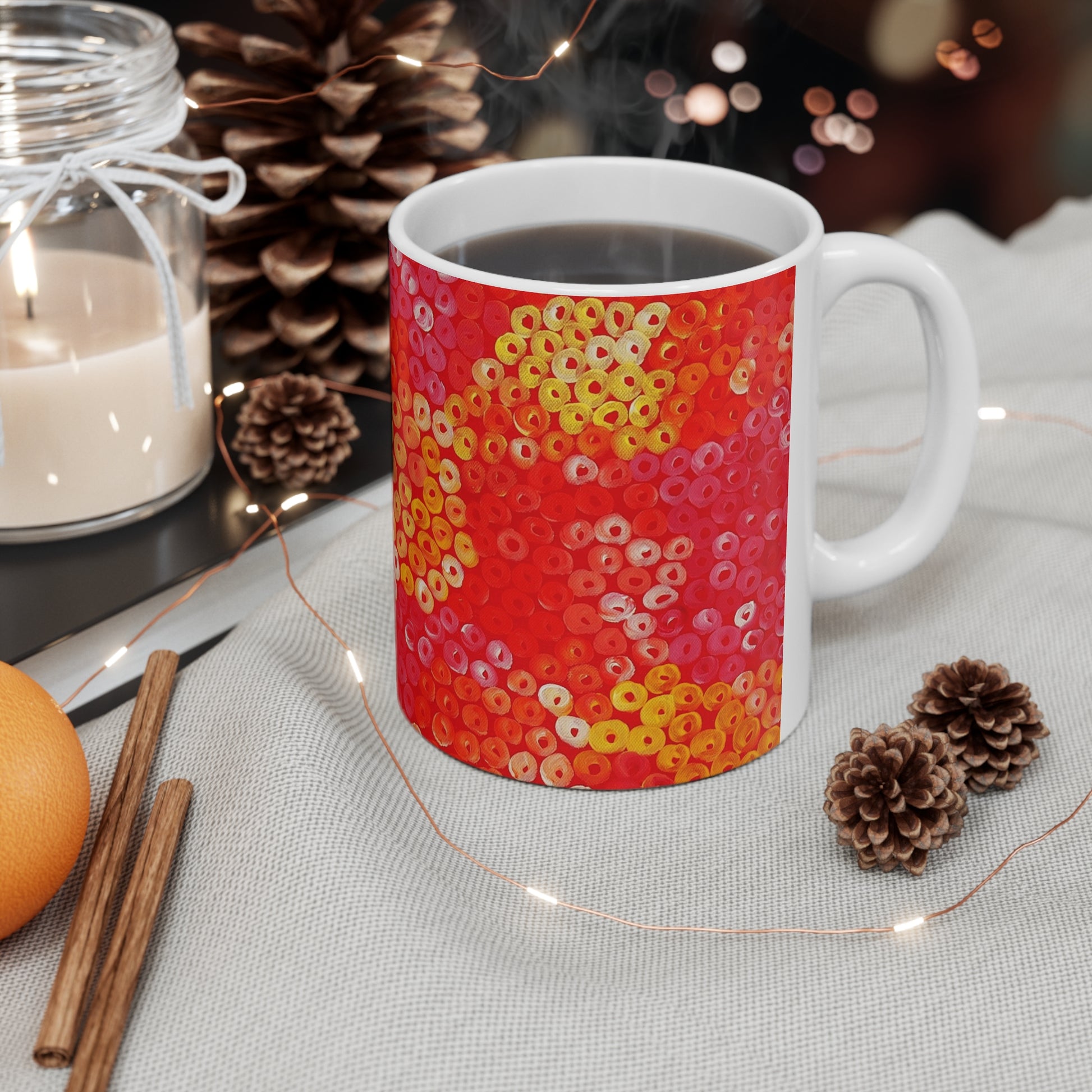 Ceramic Coffee Cups - Artwork by Linda Davidson