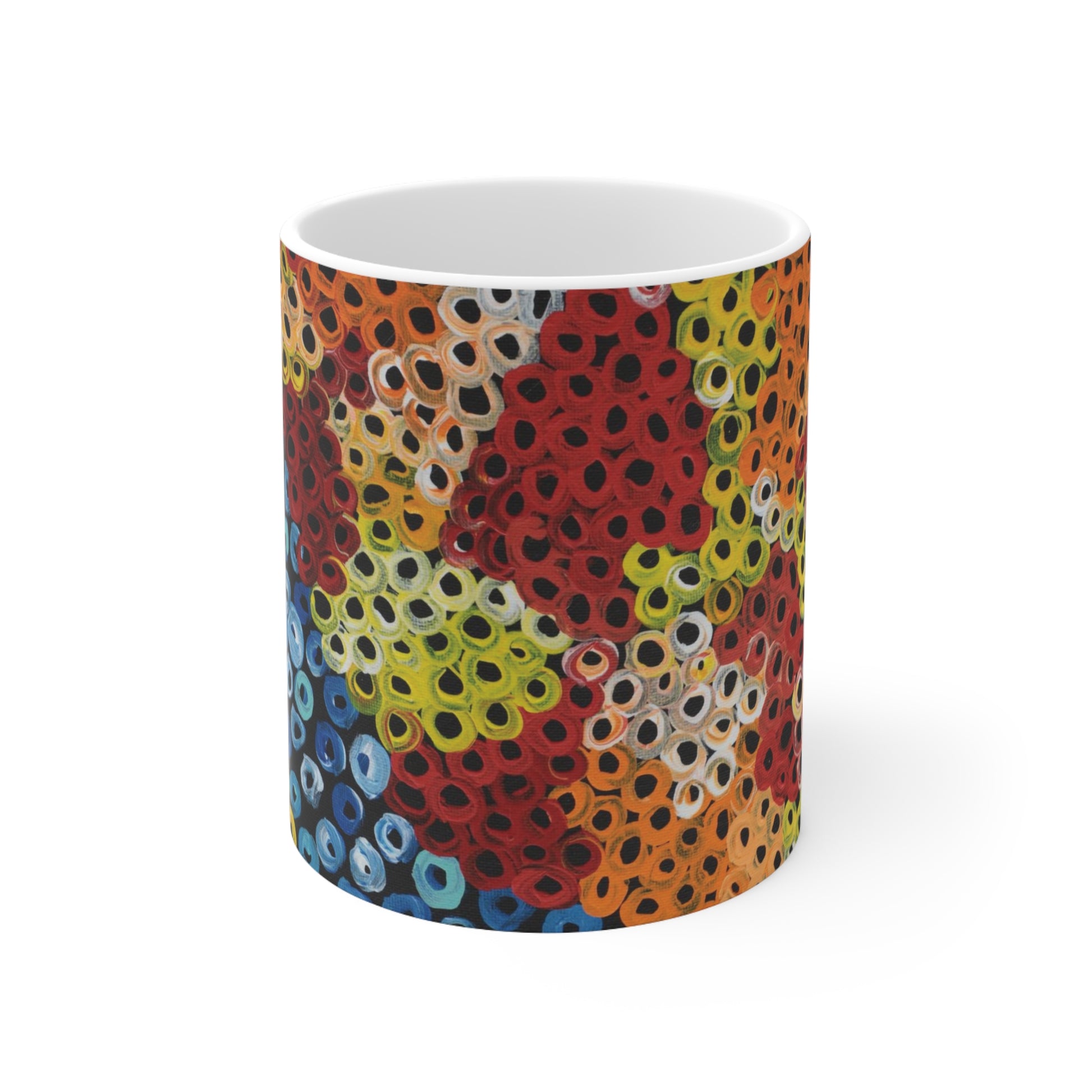 Ceramic Coffee Mug - Untitled by Linda Davidson