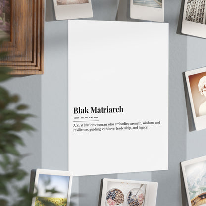 Small Unframed Prints - Blak Matriarch