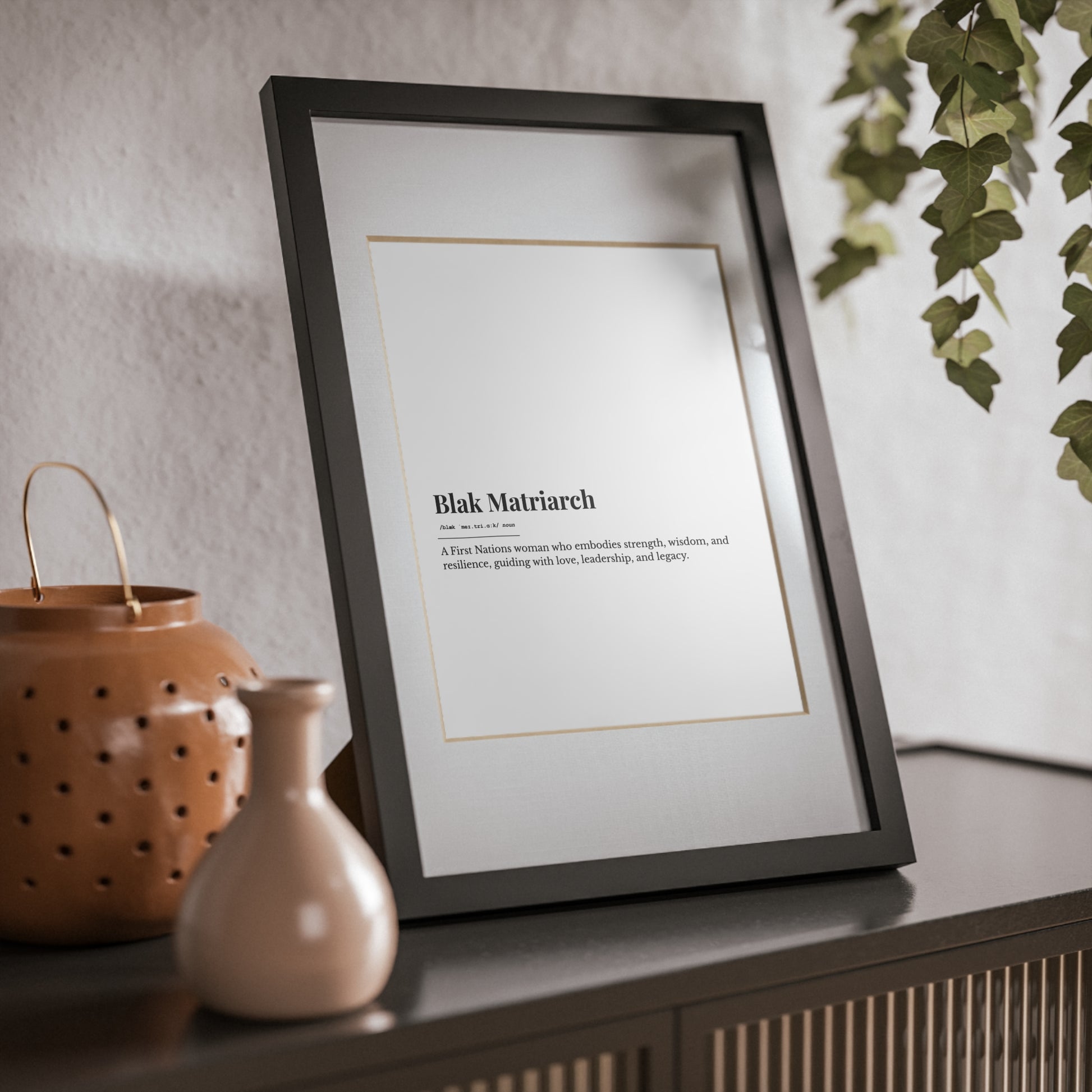 Framed Print - Blak Matriarch