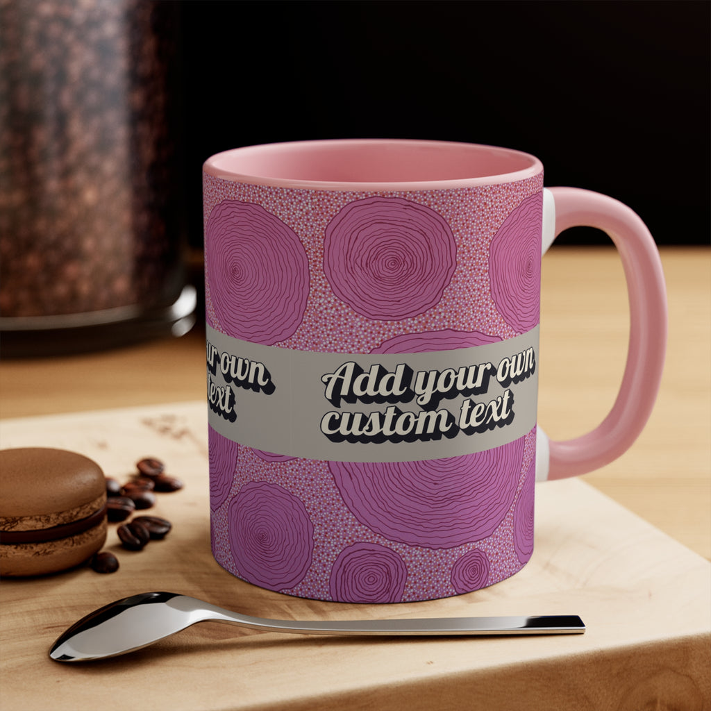 Personalised Pink Mug (Add Your Own Text!)