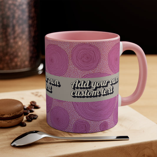Personalised Pink Mug (Add Your Own Text!)