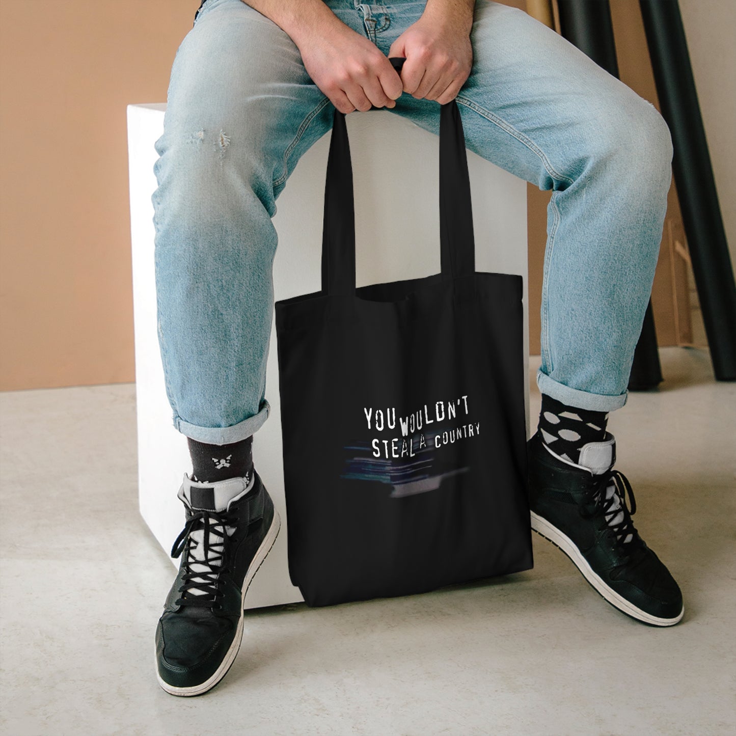 You Wouldn't Steal a Country - Cotton Tote Bag