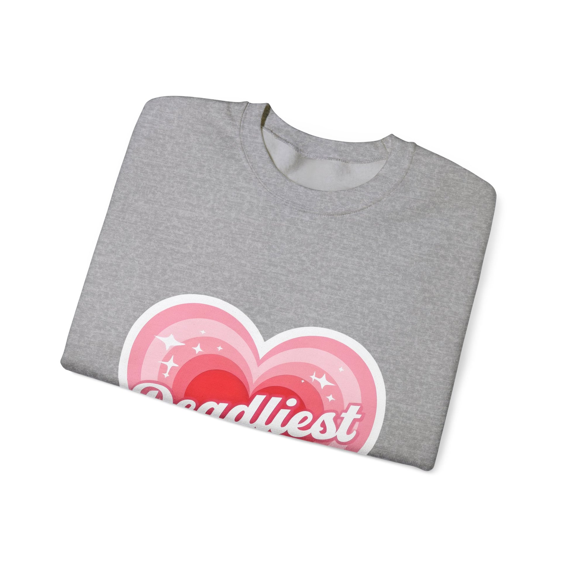 Deadliest Mama (Pink Heart) Crewneck Sweatshirt - Various Colours