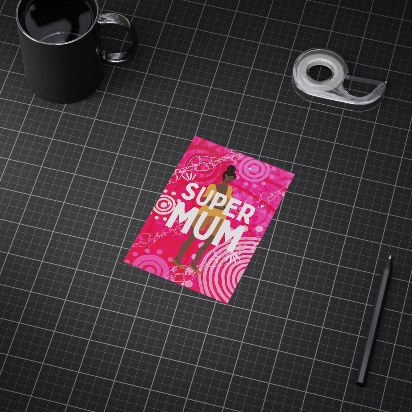Small Unframed Prints - Super Mum