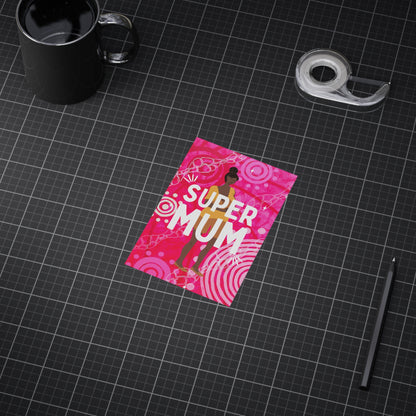 Small Unframed Prints - Super Mum