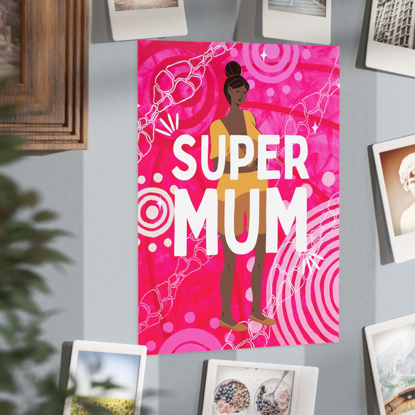 Small Unframed Prints - Super Mum