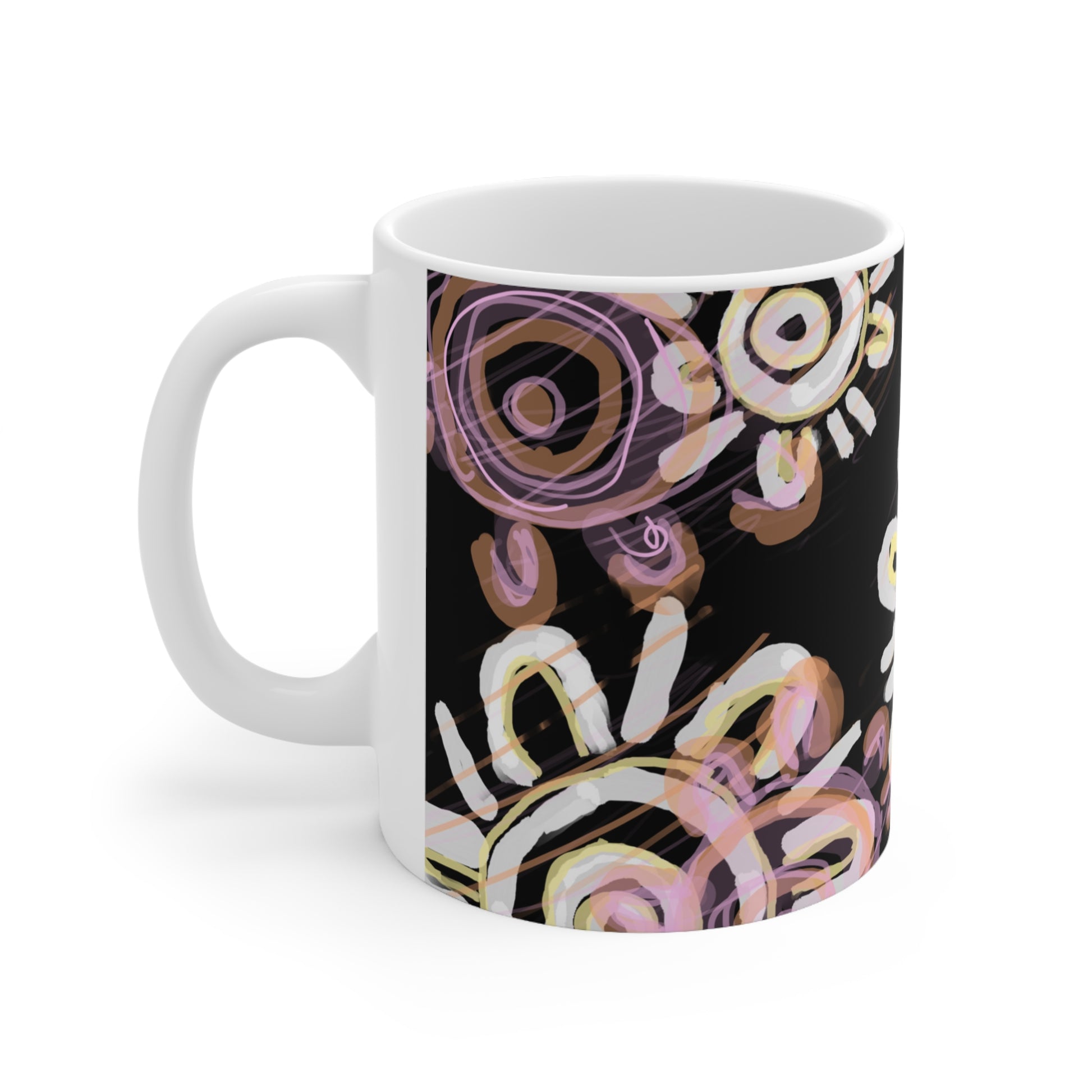 Ceramic Coffee Mug - Mother & Daughter by Ebony Allen