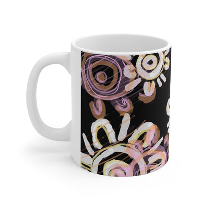 Ceramic Coffee Mug - Mother & Daughter by Ebony Allen
