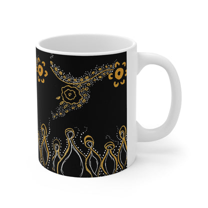 Ceramic Coffee Mug - Ancestors by Ebony Allen