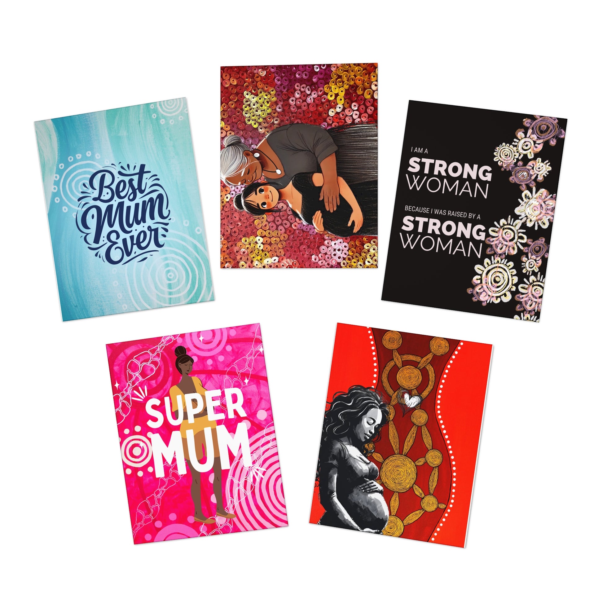 Pack of 5 Mother's Day Cards (Your Choice!)