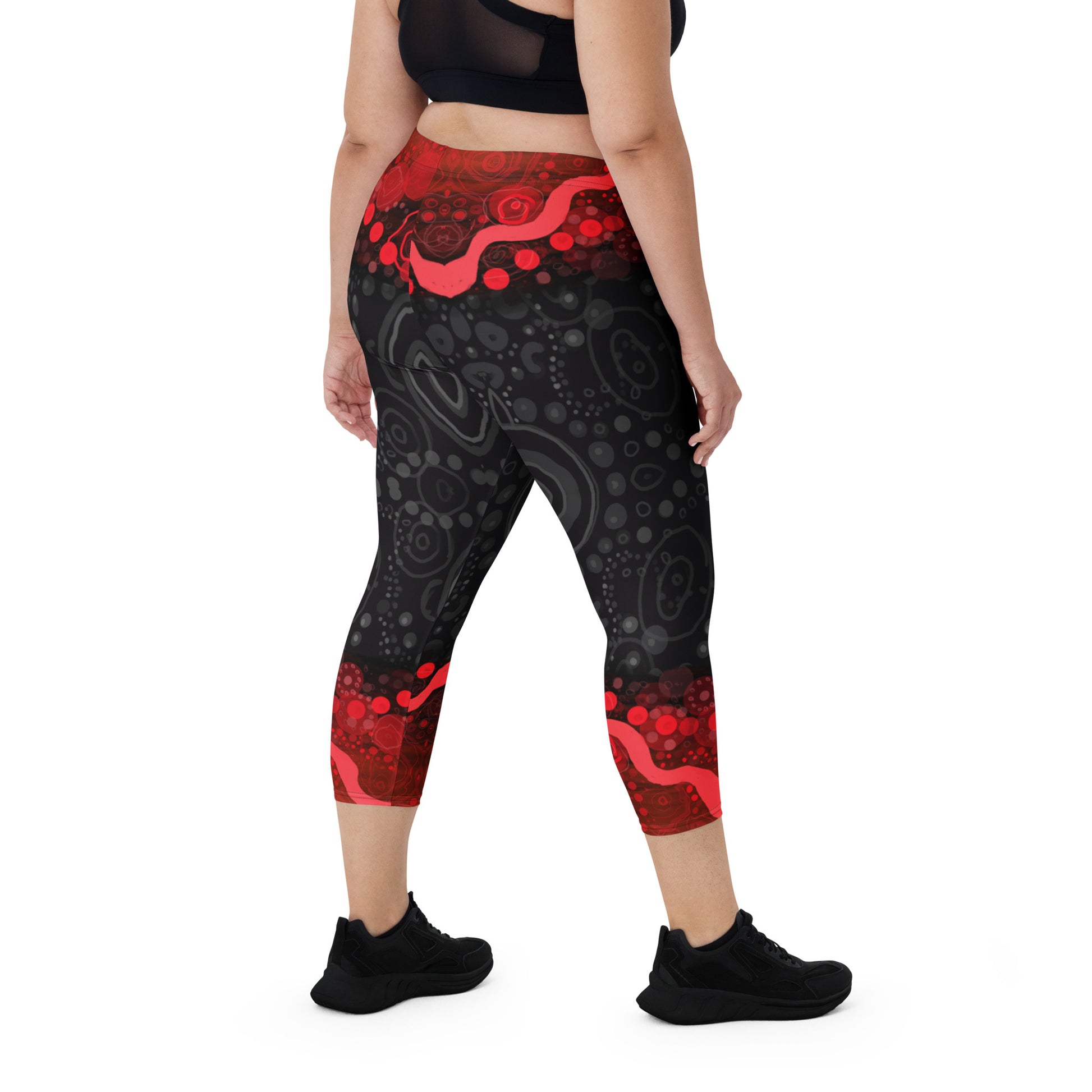 All-Over Print Capri Leggings