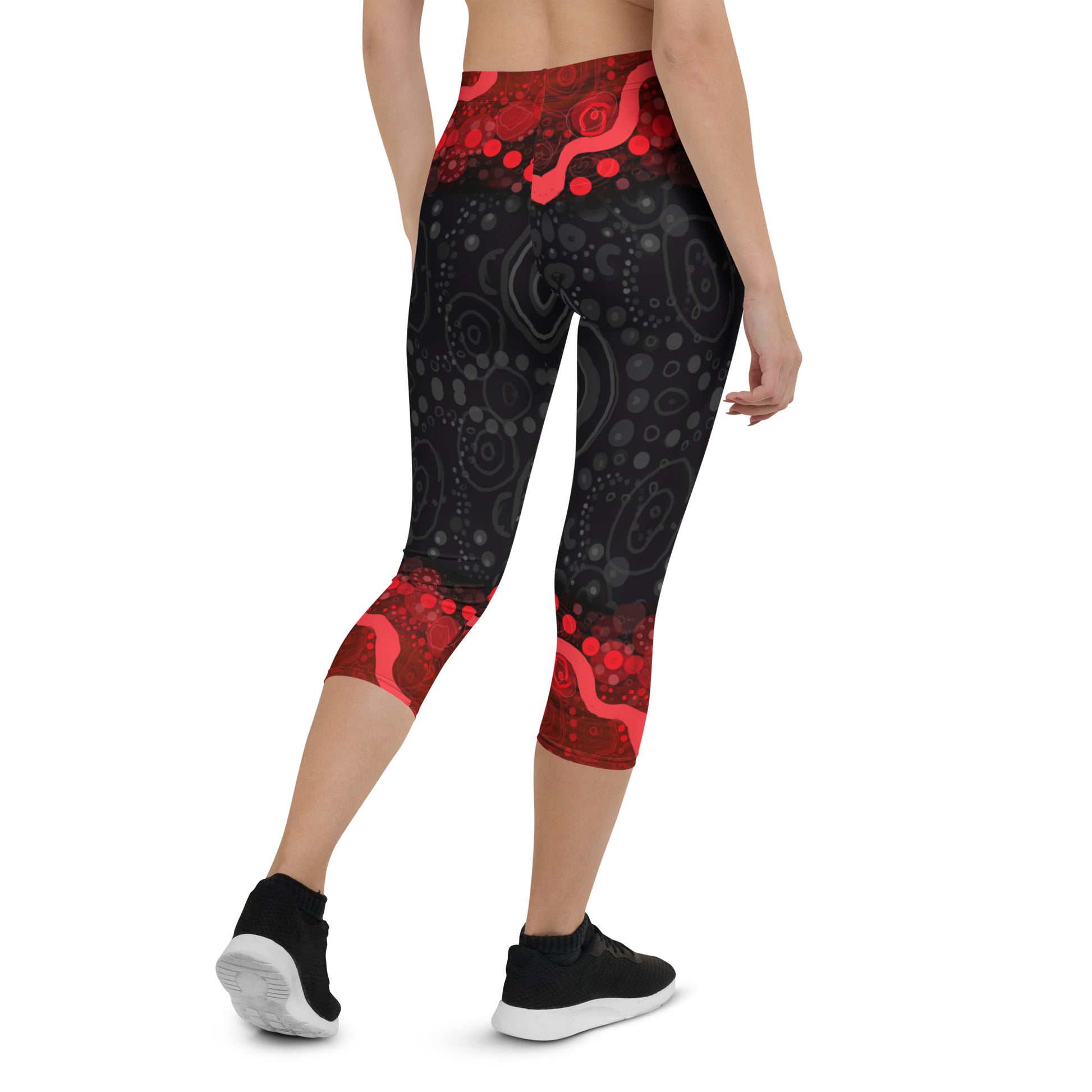 All-Over Print Capri Leggings