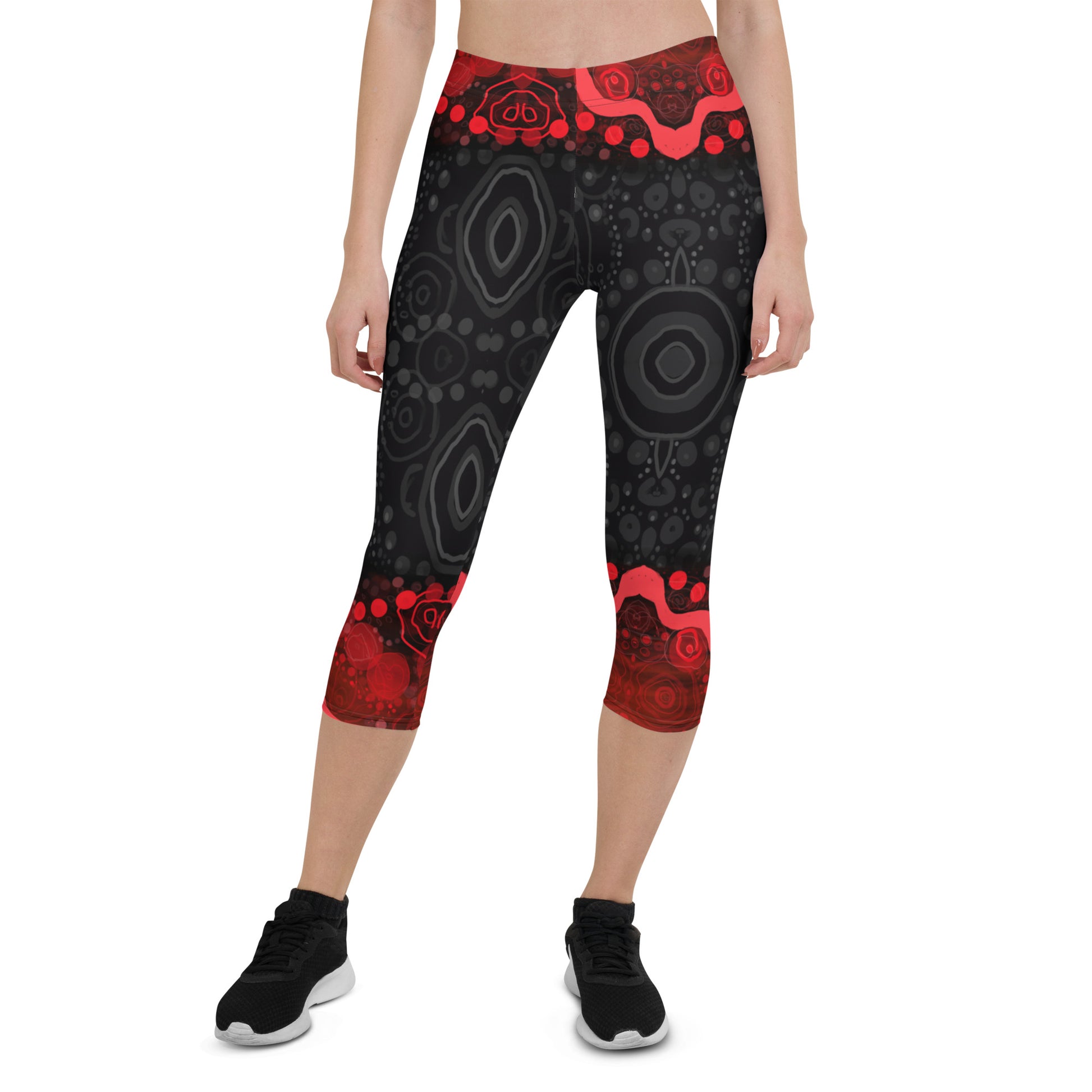 All-Over Print Capri Leggings