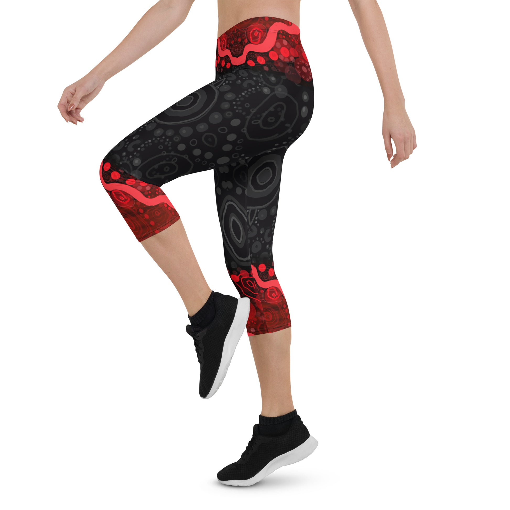 All-Over Print Capri Leggings