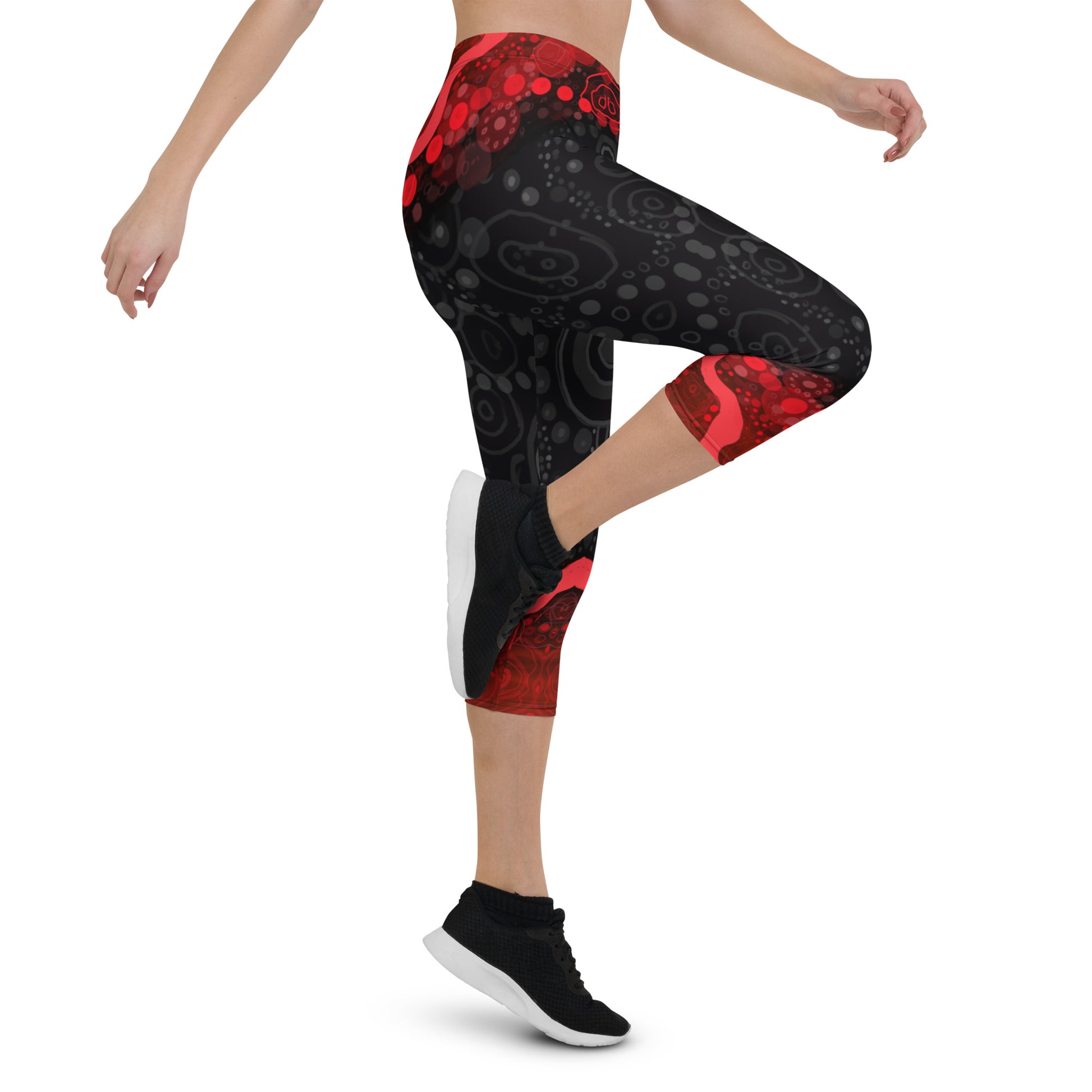 All-Over Print Capri Leggings