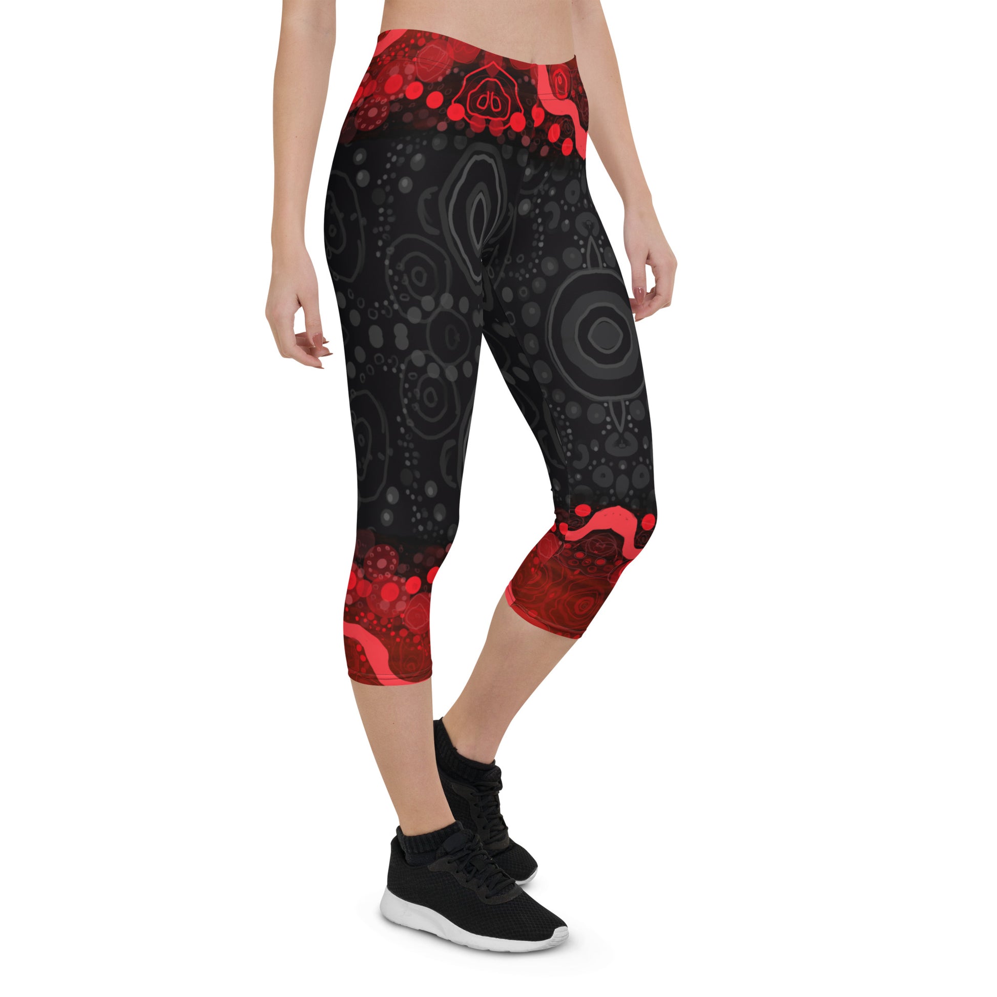 All-Over Print Capri Leggings