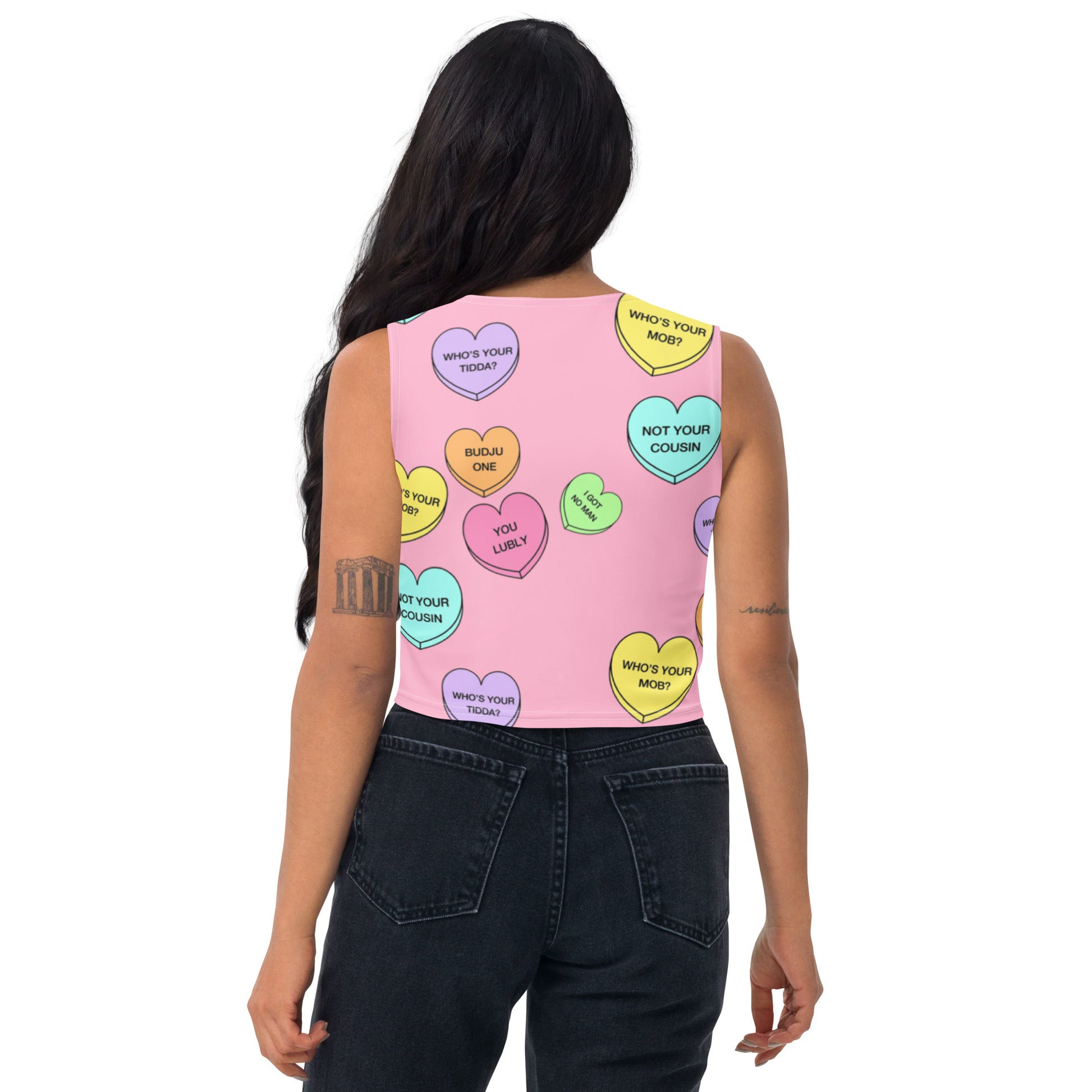 Crop Top (Candy Hearts)(Mob Only)