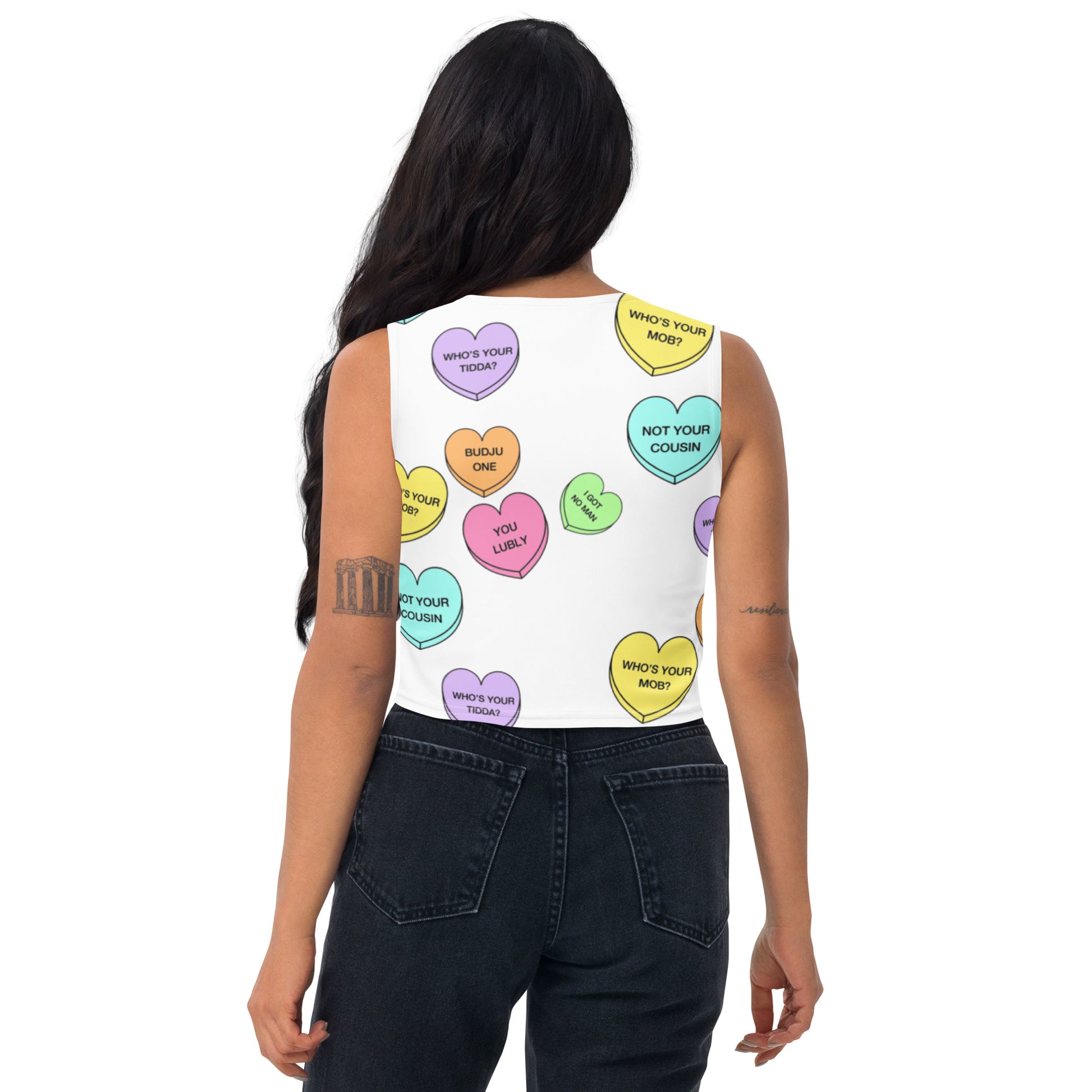 Crop Top (Candy Hearts)(Mob Only)