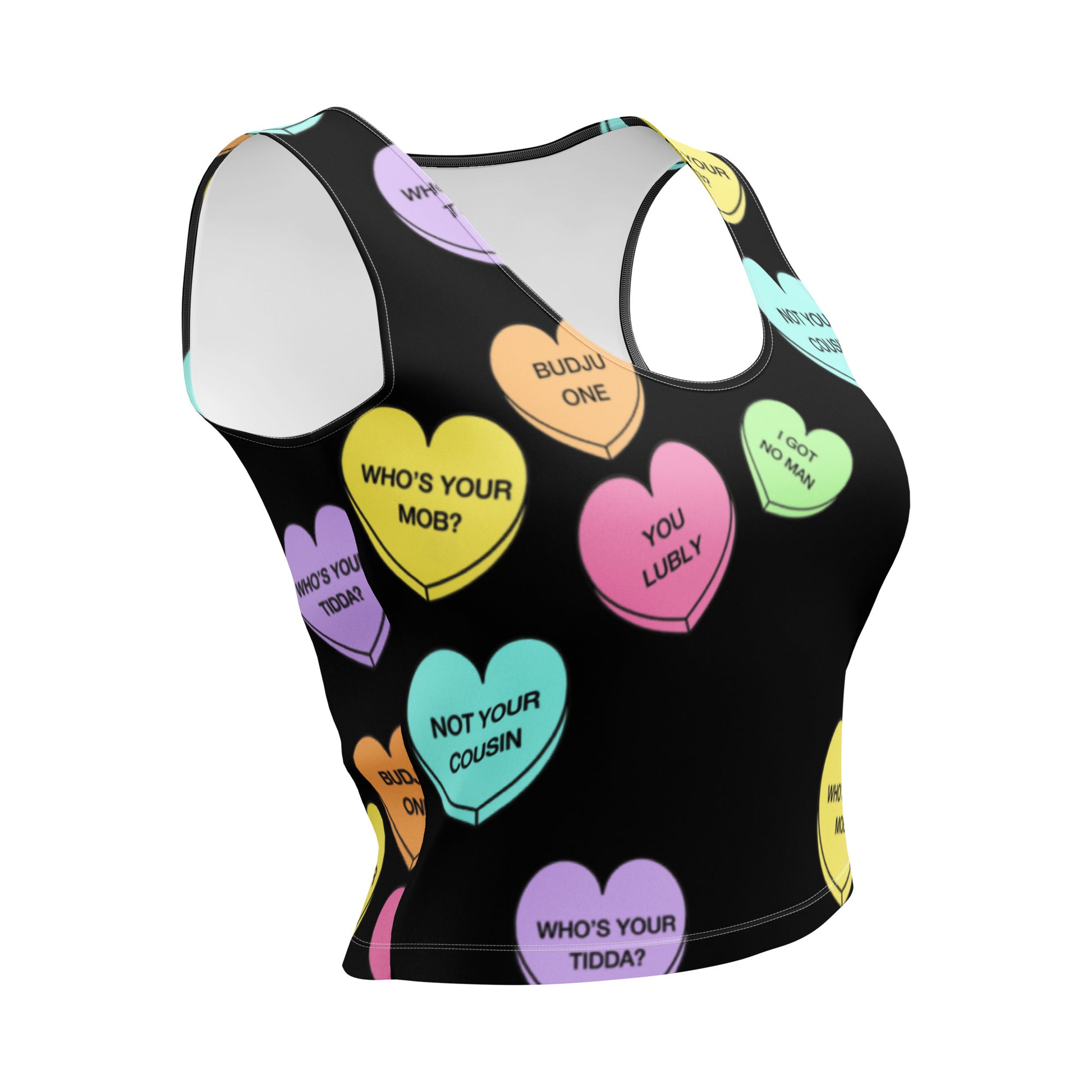 Crop Top (Candy Hearts)(Mob Only)